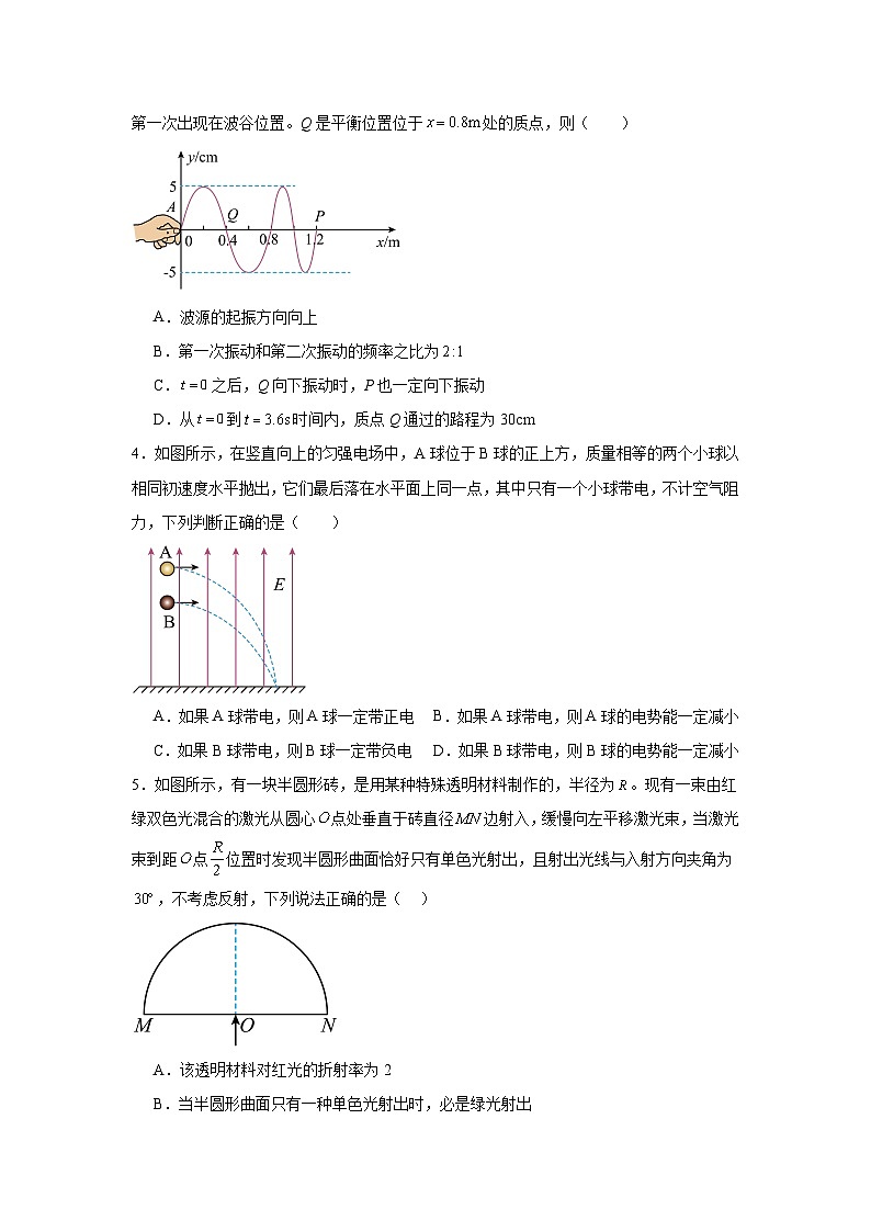 2025届辽宁省朝阳市高三下学期第五次模拟考试（考前热身考）物理试题（无答案）第2页