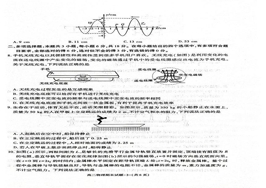 陕西省西安市新城区2024-2025学年高二下学期7月期末物理试题（含答案）第2页