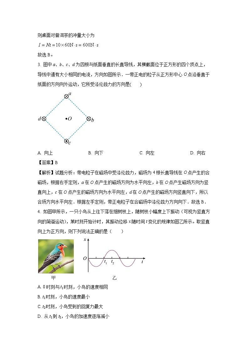 湖南省部分校联考2024-2025学年高二下学期期中考试物理试卷（解析版）第2页