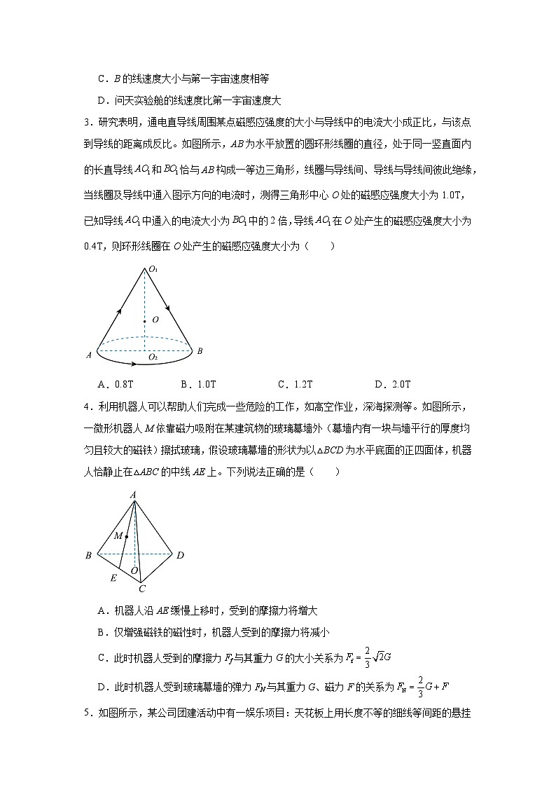 2025届河南省金科新未来高三下学期5月联考物理试题（附答案解析）第2页