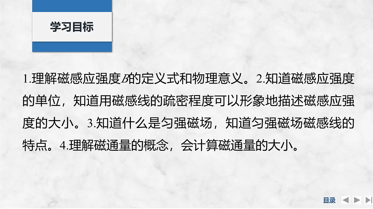 2025-2026学年高中物理粤教版（2019）必修第三册 6.2磁感应强度 课件第2页
