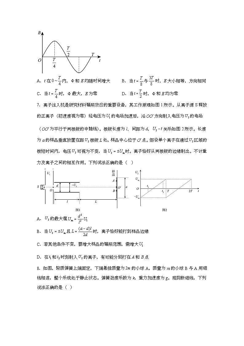 2025年6月甘肃普通高中学业水平选择性考试物理试题[原卷]附答案第3页