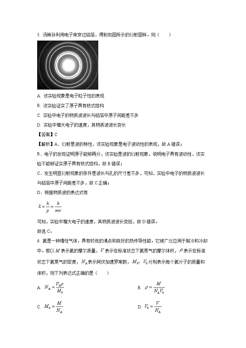 江苏省淮安市2023-2024学年高二下学期期末考试模拟卷 (1)物理试卷（解析版）第3页