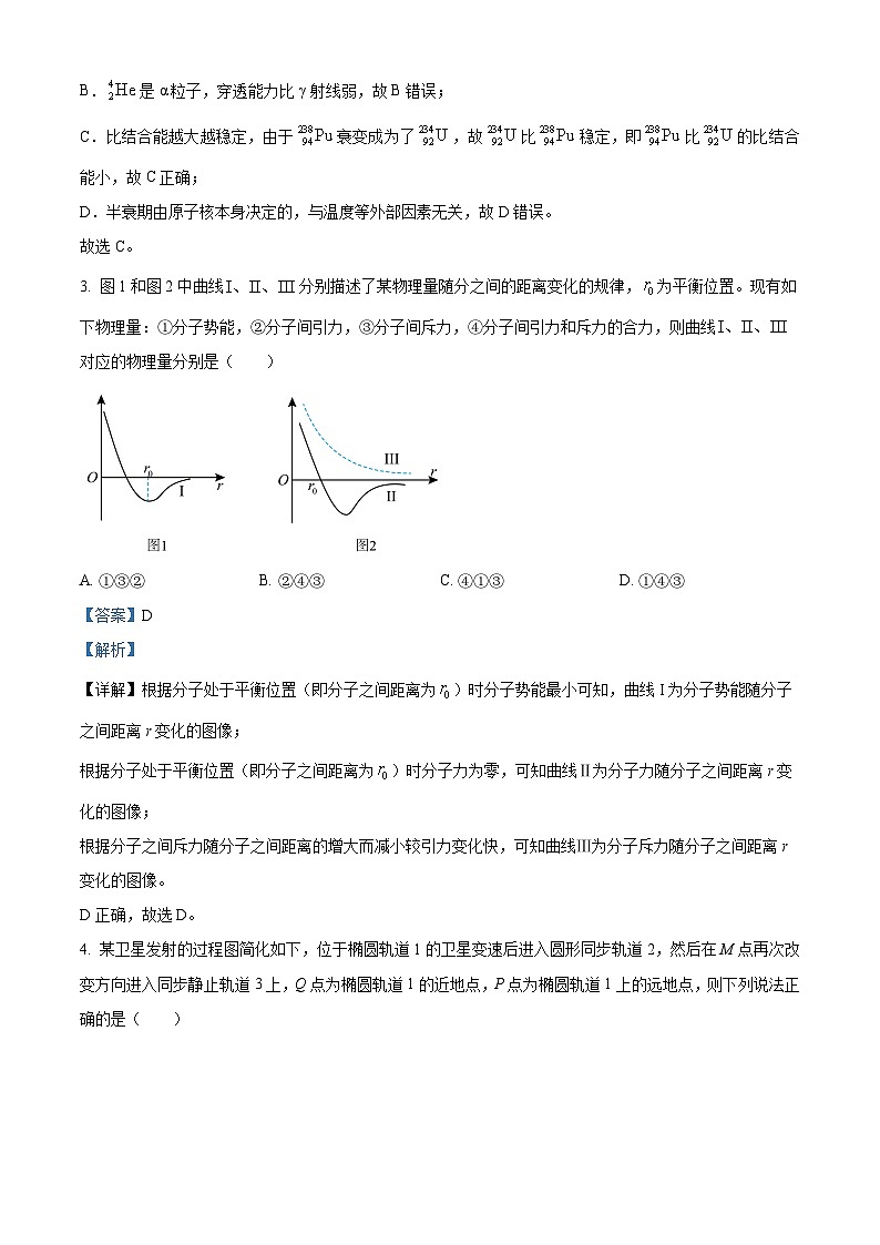 2026届江苏省南京市第二十九中学高三上学期模拟预测物理试题  Word版含解析第2页