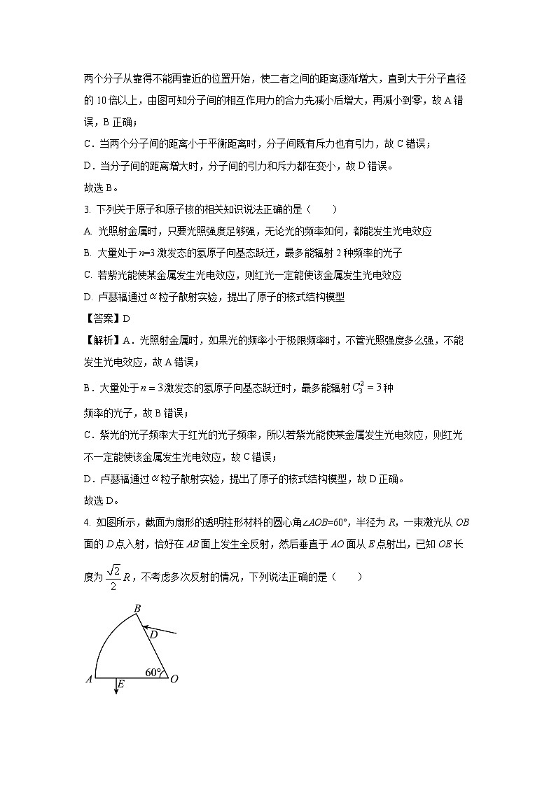 湖北省荆楚优质高中联盟2024-2025学年高二下学期期中真题考试物理试卷（解析版）第2页