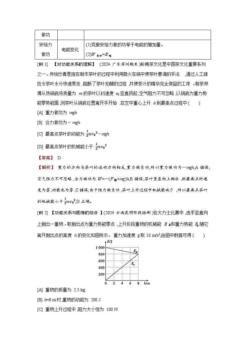 第六章  第6讲　小专题 功能关系　能量守恒定律练习含答案-高考物理一轮专题第2页