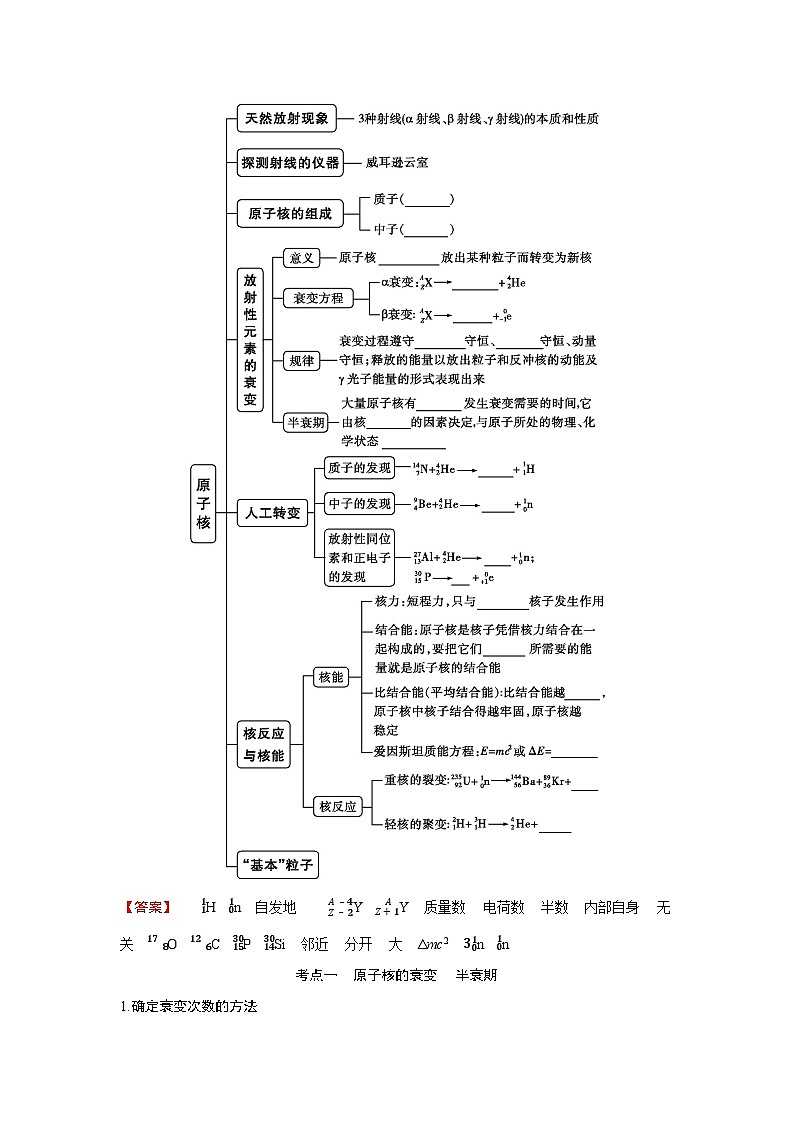 第十六章  第3讲　原子核练习含答案-高考物理一轮专题第2页