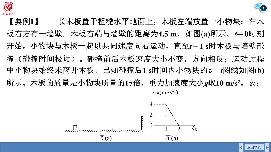高考物理【一轮复习】课件第三章   第五讲　专题强化：滑块—木板模型中的动力学问题第6页
