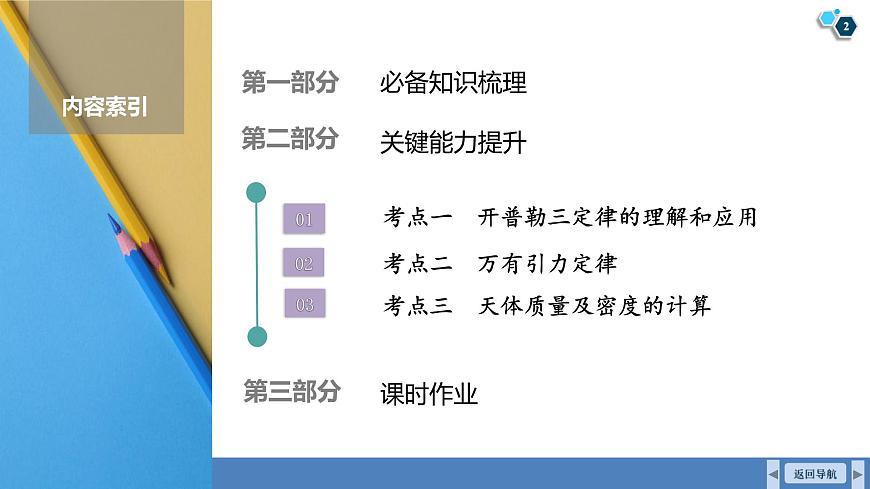 高考物理【一轮复习】课件第五章   第一讲　万有引力定律及应用第2页