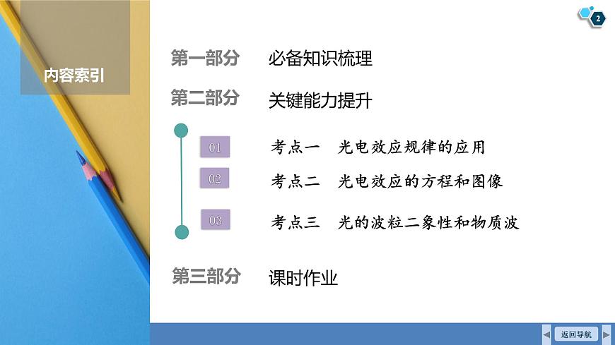 高考物理【一轮复习】课件第一十六章   第一讲　光电效应　波粒二象性第2页