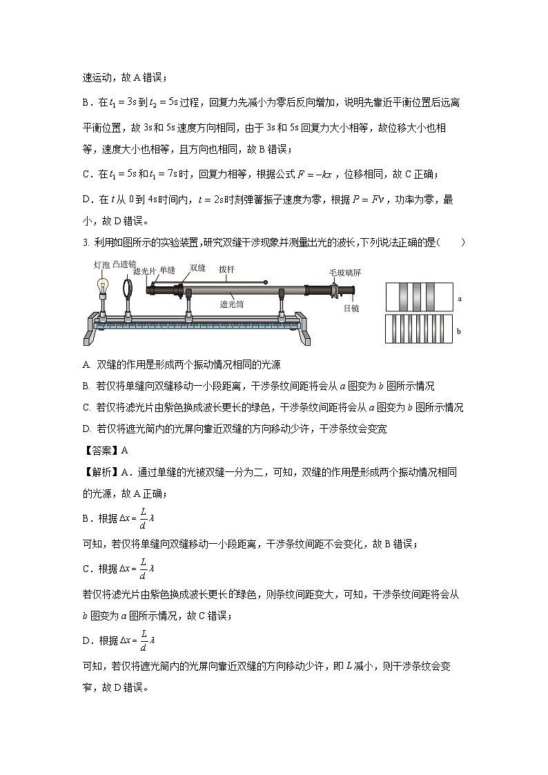 广西壮族自治区来宾市2024-2025学年高二下学期下4月月考物理试卷（解析版）第2页