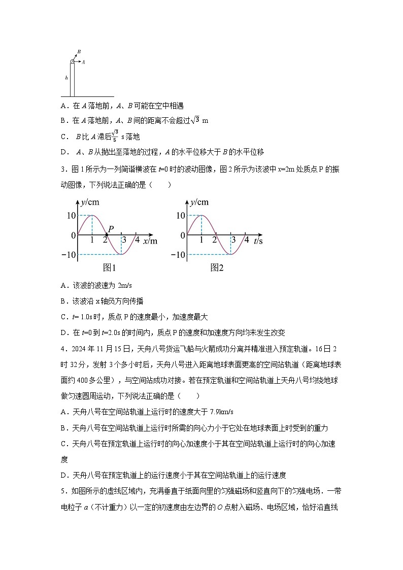 2025届湖南省衡阳市高三下学期5月底最后一卷押题预测练习（容易）物理试卷（解析版）第2页