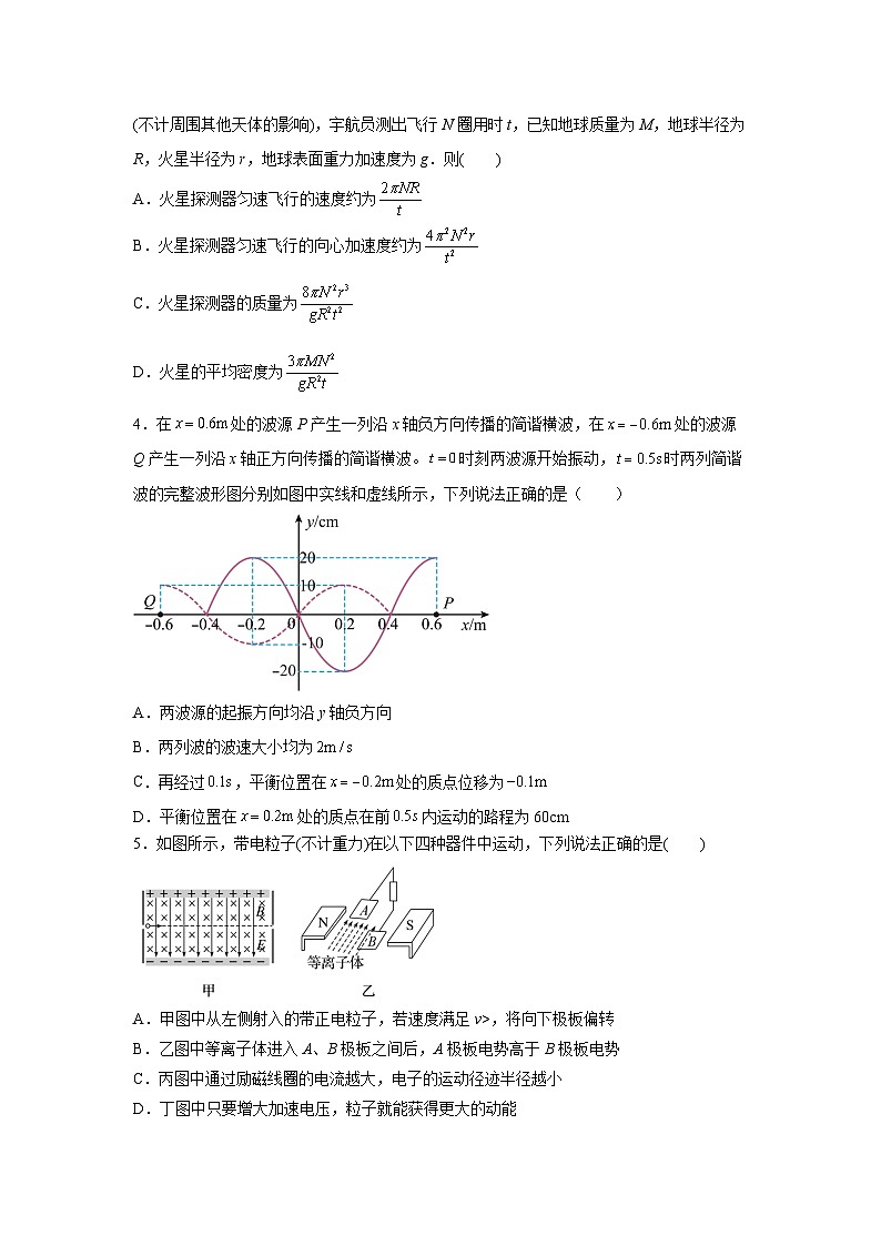 2025届湖南省岳阳市高三下学期5月底信息练习B卷物理试卷（解析版）第2页