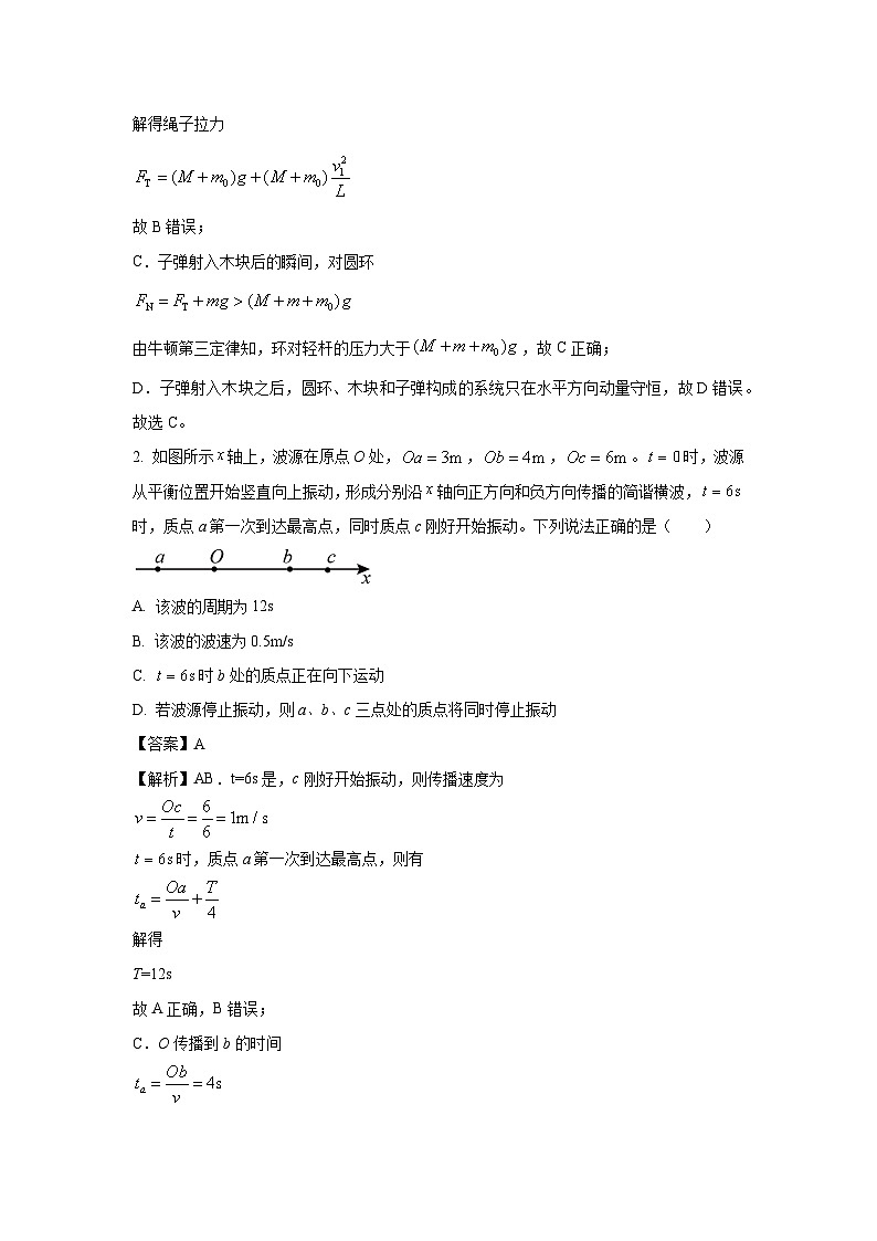 湖北省襄阳随州部分高中2024-2025学年高二下学期6月期末联考物理试卷（解析版）第2页