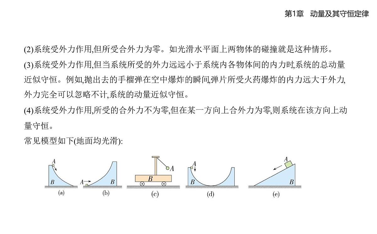 第一章第2节　动量守恒定律及其应用知识点串讲课件-鲁科版高中物理高二上学期（选必一）第5页