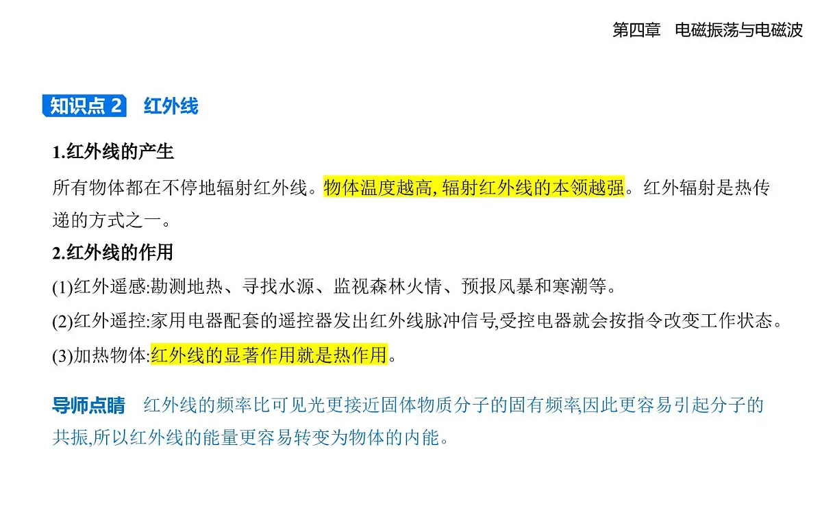 4.4电磁波谱知识点串讲课件-人教版高中物理高二上学期（选必二）第2页