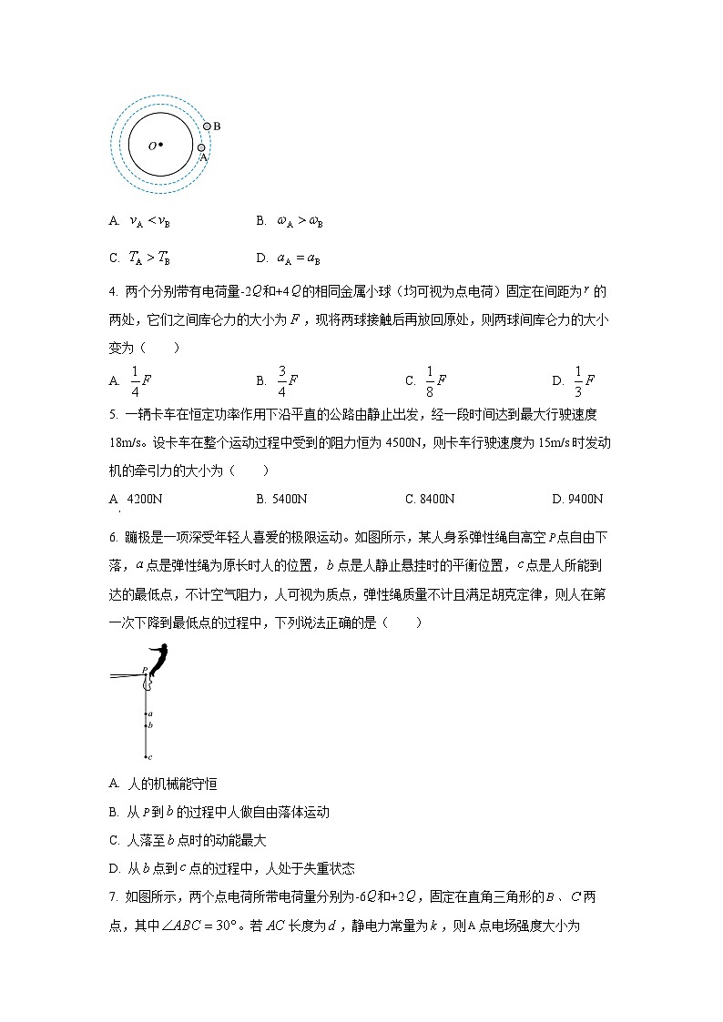 【物理】云南省昭通一中教研联盟2024-2025学年高一下学期期末质量检测试题(B卷)第2页