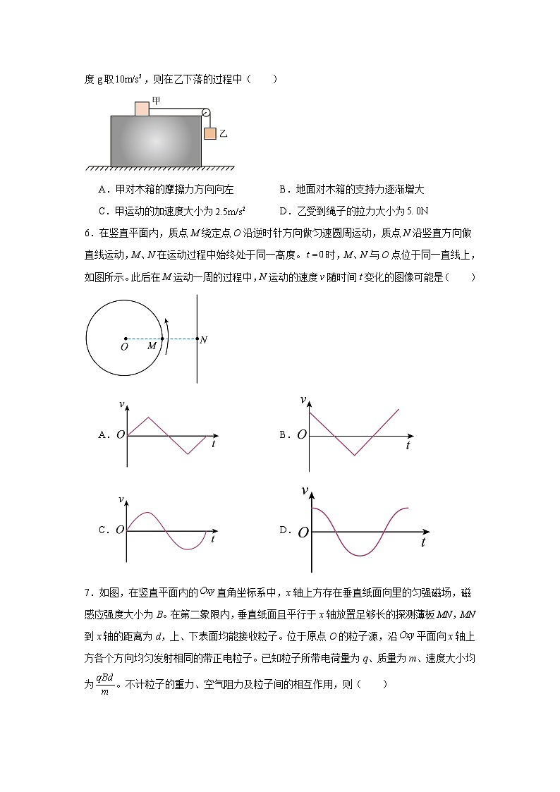 2025年高考安徽卷物理真题（附答案解析）第2页