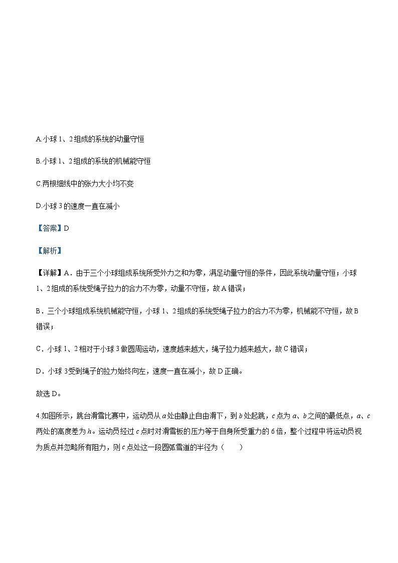 2025届新疆部分名校高三上学期开学考试物理试题（解析版）第3页