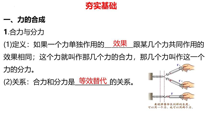 2026届高考物理一轮总复习课件 第二章第2节力的合成和分解第2页