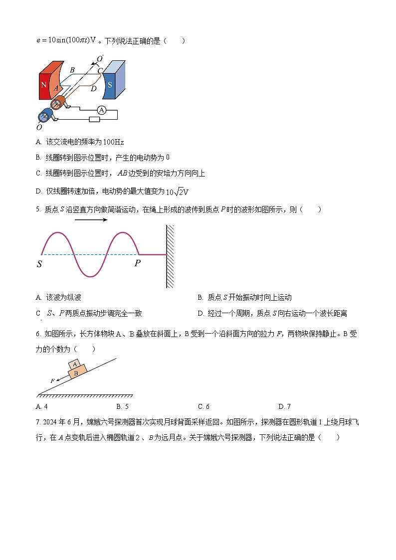 精品解析：2025年高考北京卷物理真题（原卷版）第2页