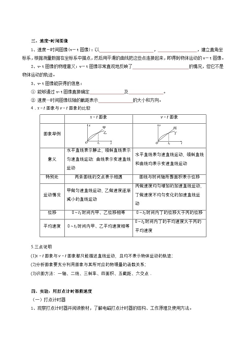 【初高衔接】衔接点03 位置变化快慢的描述——速度（学生版）-2025年初升高物理暑假衔接讲练 (通用版)第3页