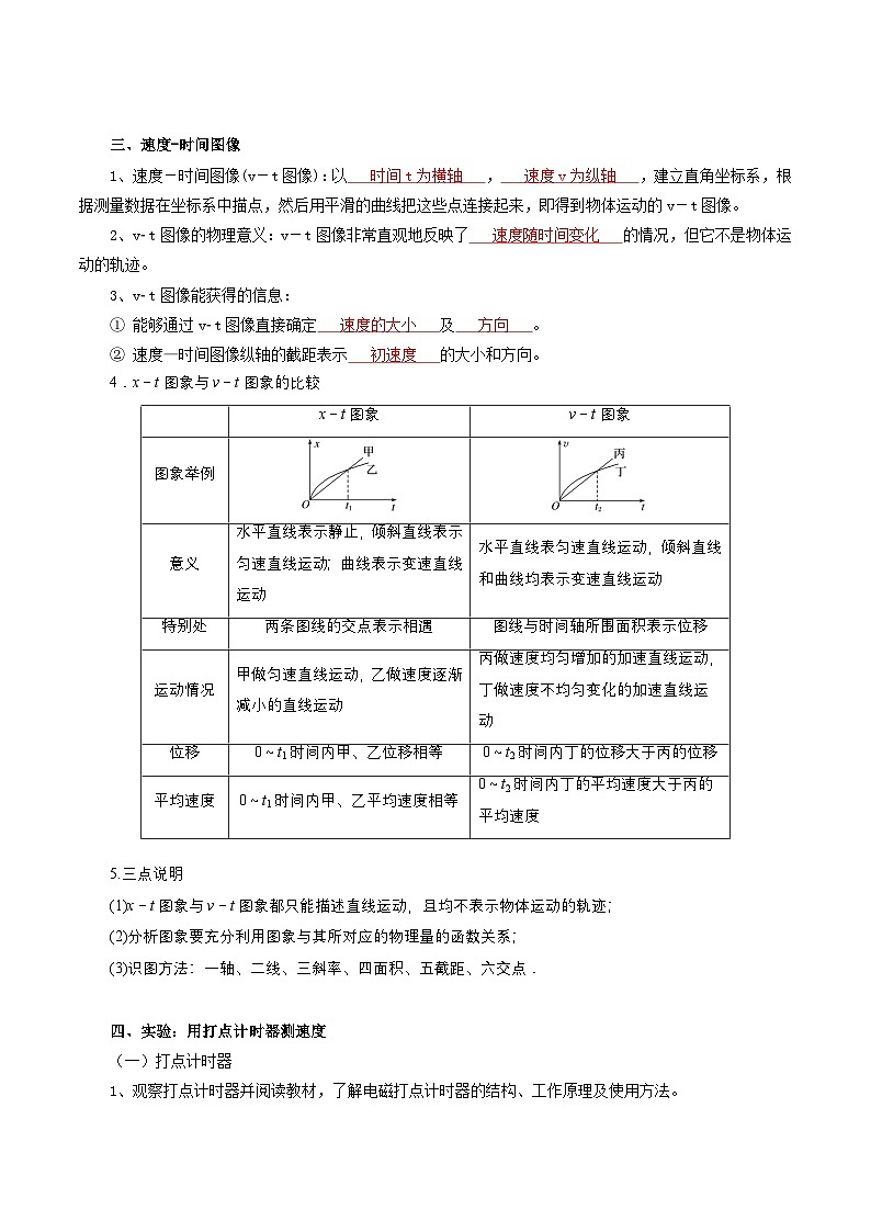 【初高衔接】衔接点03 位置变化快慢的描述——速度（教师版）-2025年初升高物理暑假衔接讲练 (通用版)第3页