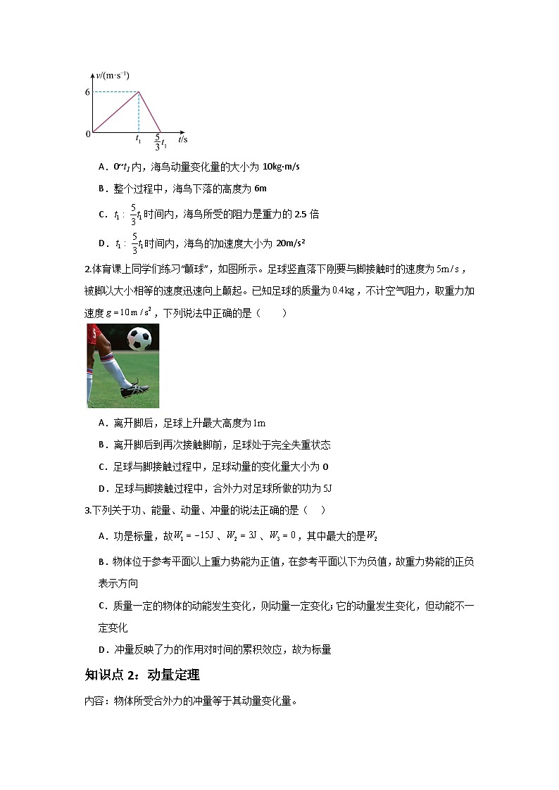 人教版（2019）高中物理选择性必修一第一章1.1~1.3举一反三训练(解析版＋原卷版）第2页