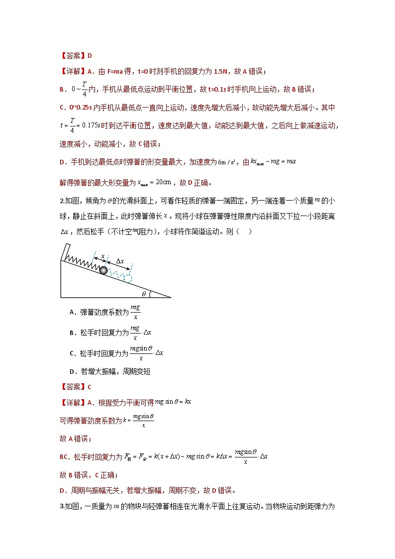 人教版（2019）高中物理选择性必修一第二章2.3举一反三训练(解析版）第3页