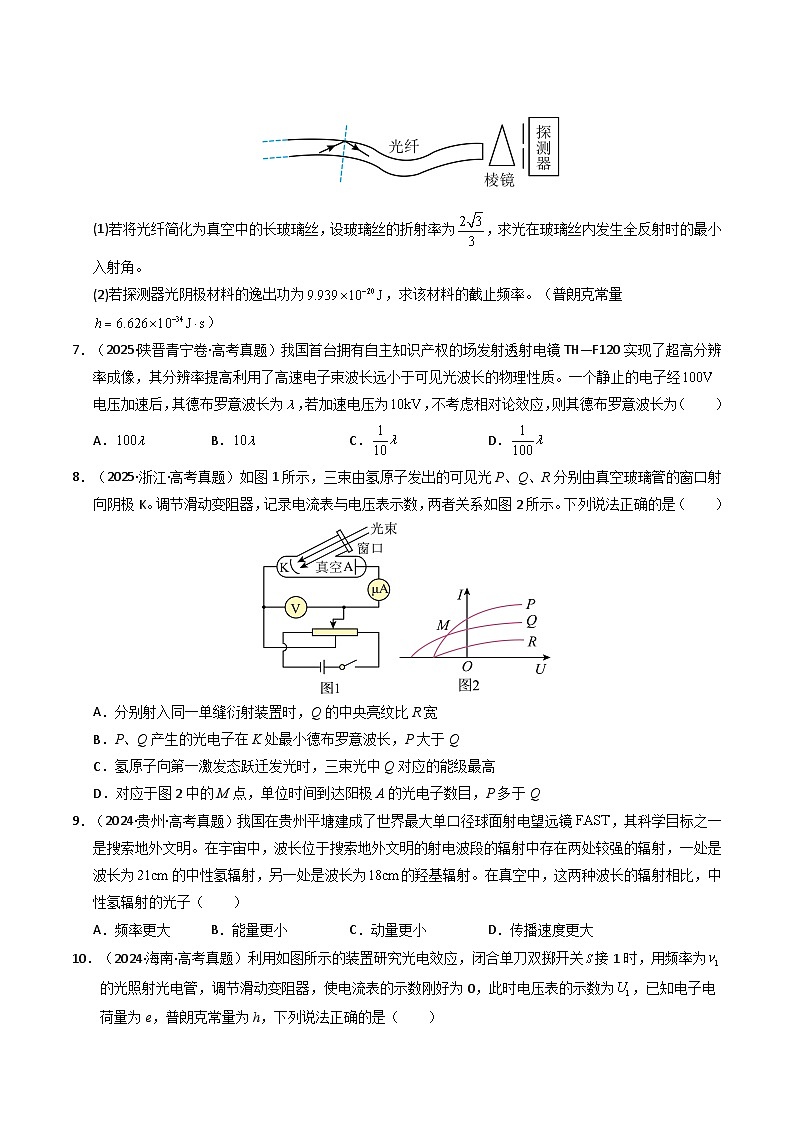 备战2026年高考精品试题汇编 物理 专题13 原子结构、原子核和波粒二象性（原卷版）第3页