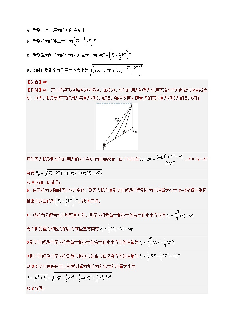 备战2026年高考精品试题汇编 物理 专题07 动量 Word版含解析第2页