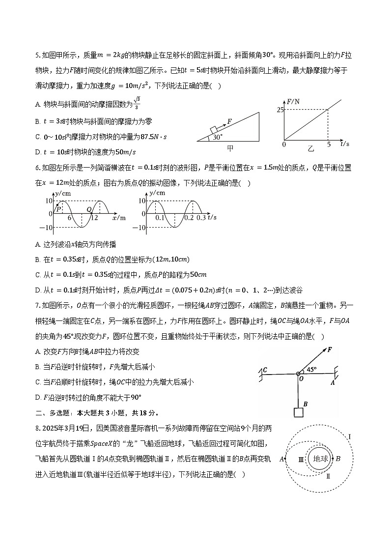 2024-2025学年云南省玉溪一中高二（下）期末物理试卷（含解析）第2页