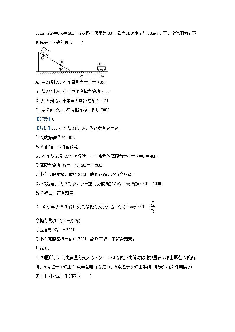 江苏省宿迁市沭阳县2024-2025学年高一下学期6月期末物理试题（解析版）第2页