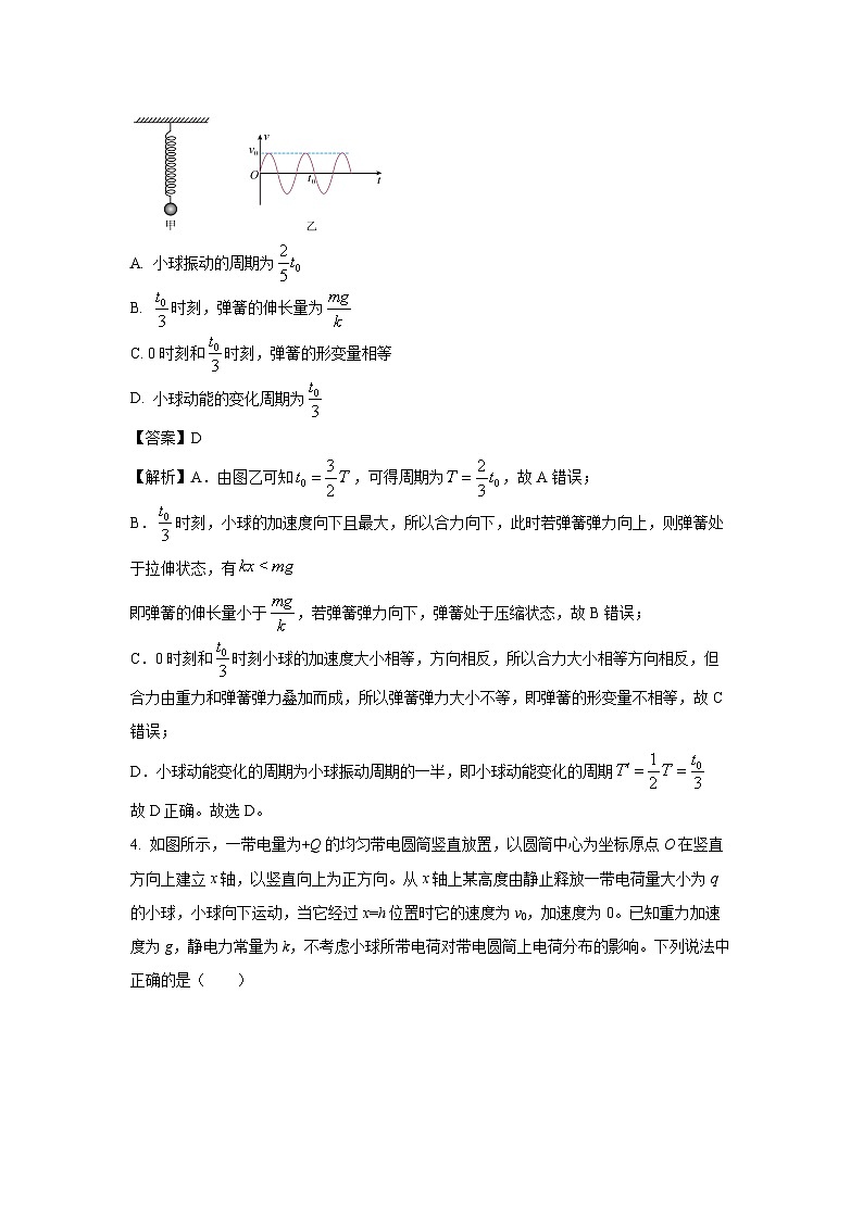 2025届河北省啄名小渔名校联考高三下学期全仿真预测物理试题（解析版）第3页