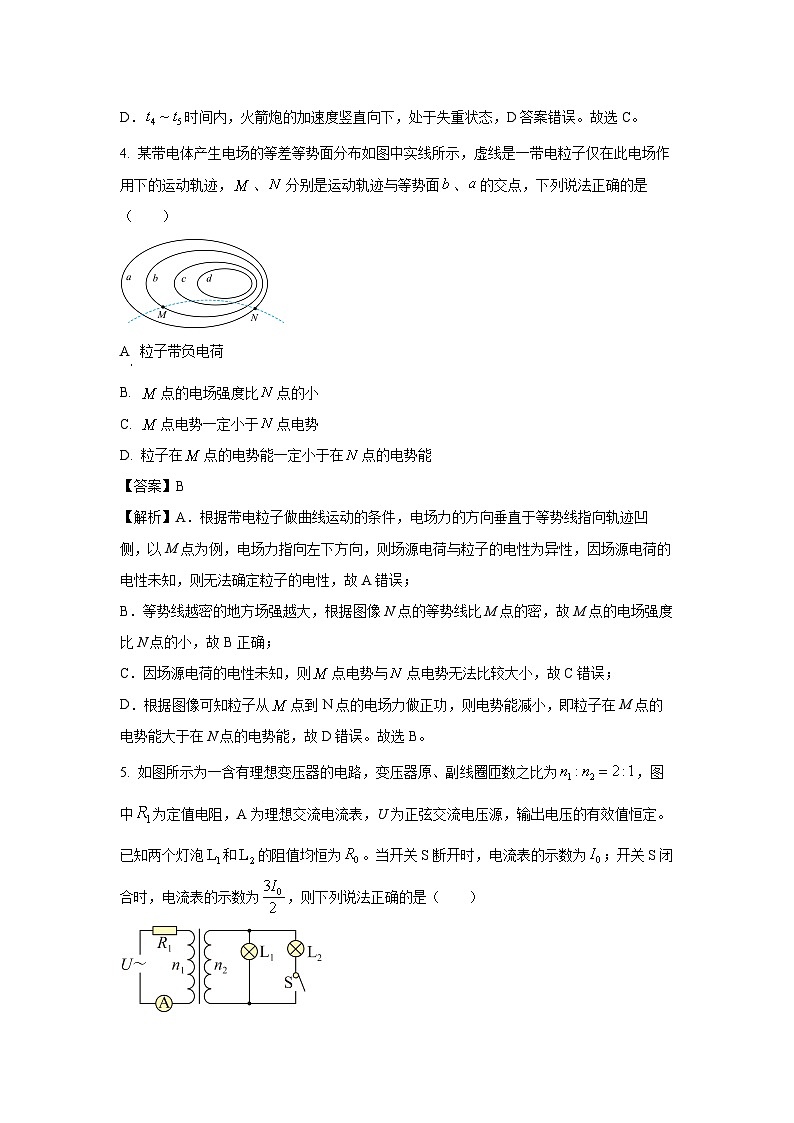 2025届湖北省黄冈市蕲春县实验高级中学高三下学期第五次模拟预测物理试题（解析版）第3页