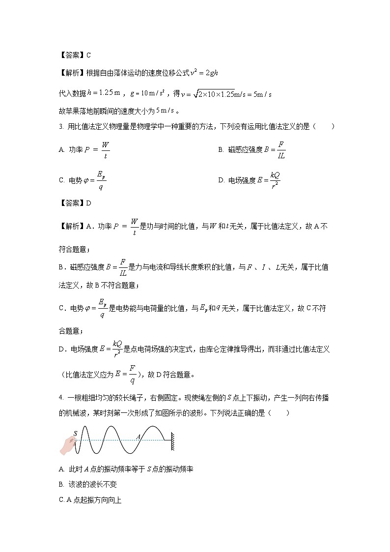 云南省2024-2025学年高二下学期6月期末联考物理试题（解析版）第2页