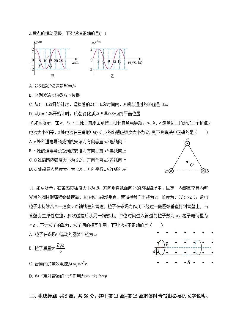 江苏省四市十校联盟2024-2025学年高三上学期阶段联测物理试卷（含答案）第3页