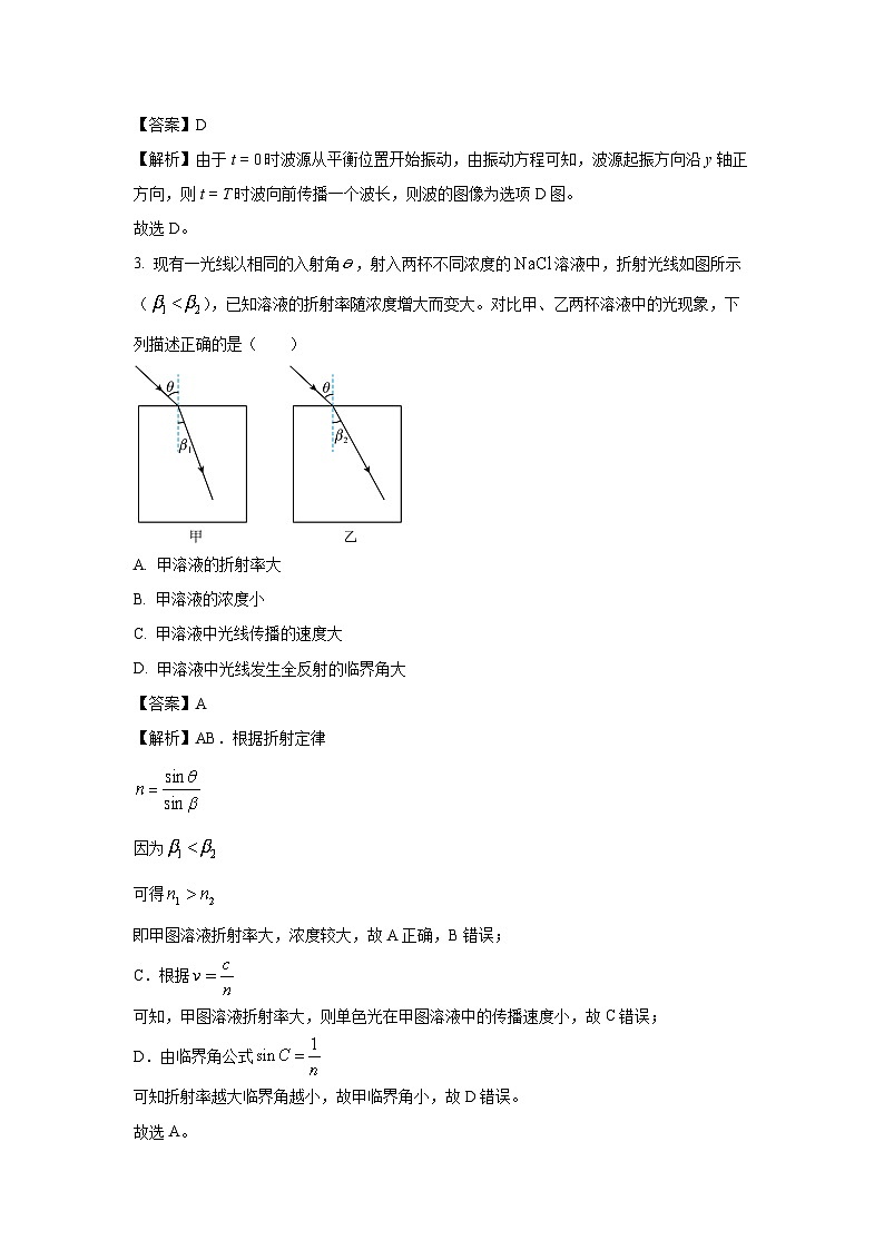 贵州省黔西南州2024-2025学年高二下学期期末学业质量监测物理试题（解析版）第2页