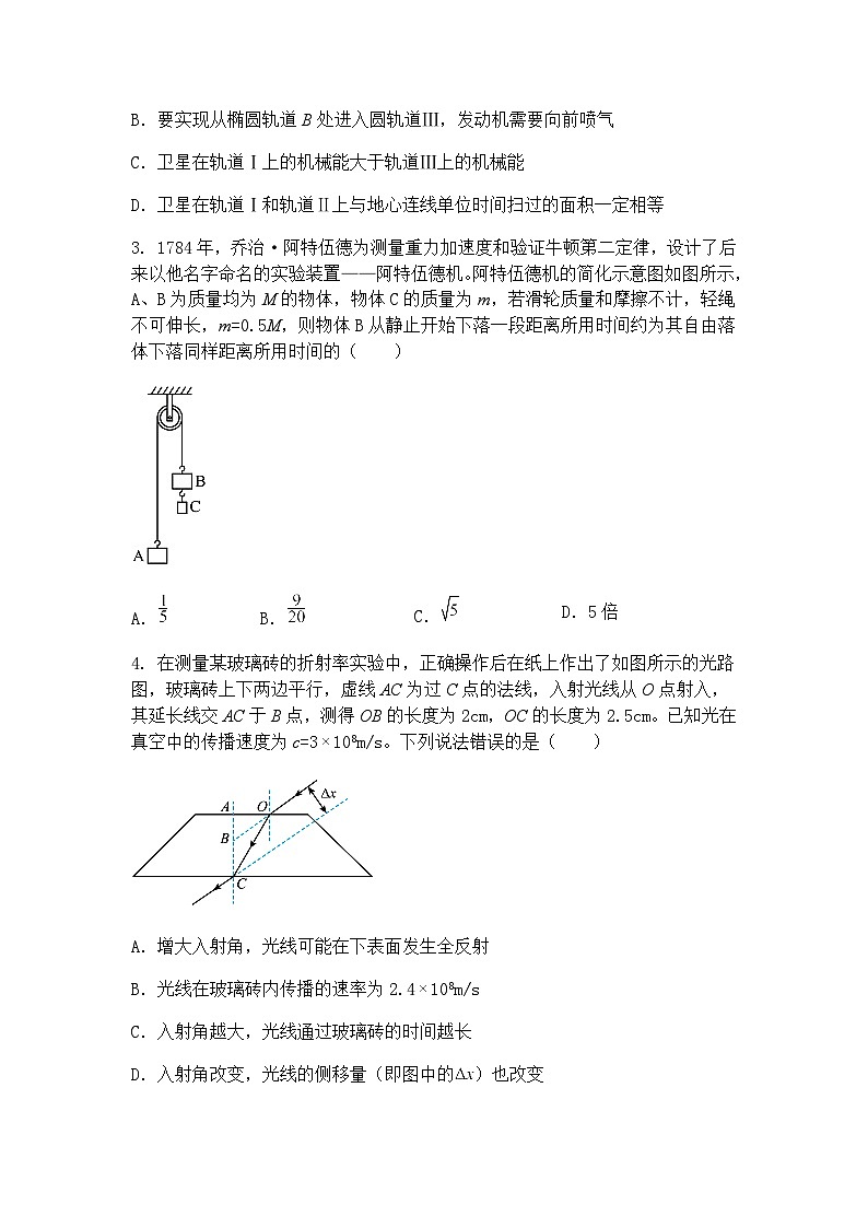 2025届湖北省武昌实验中学高三下学期高考适应性考试物理试卷（含答案解析）第2页