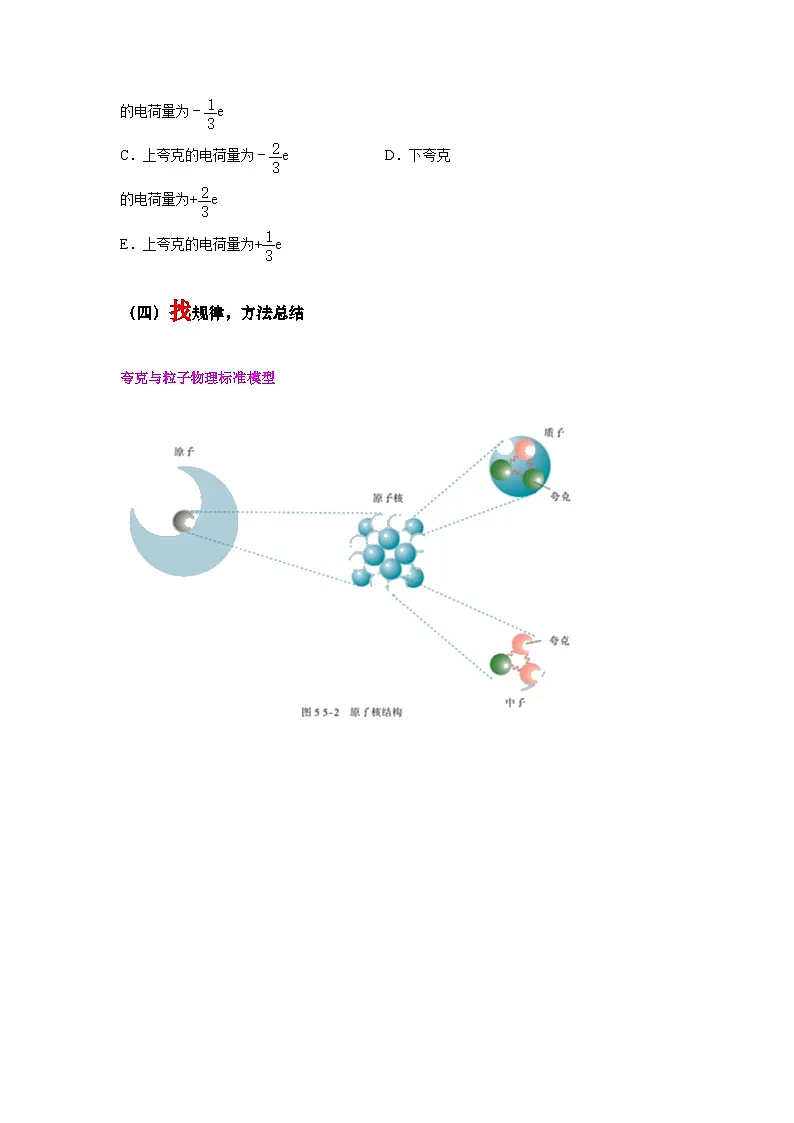 5.5“基本”粒子 导学案-高中物理人教版（2019）选择性必修第三册第3页