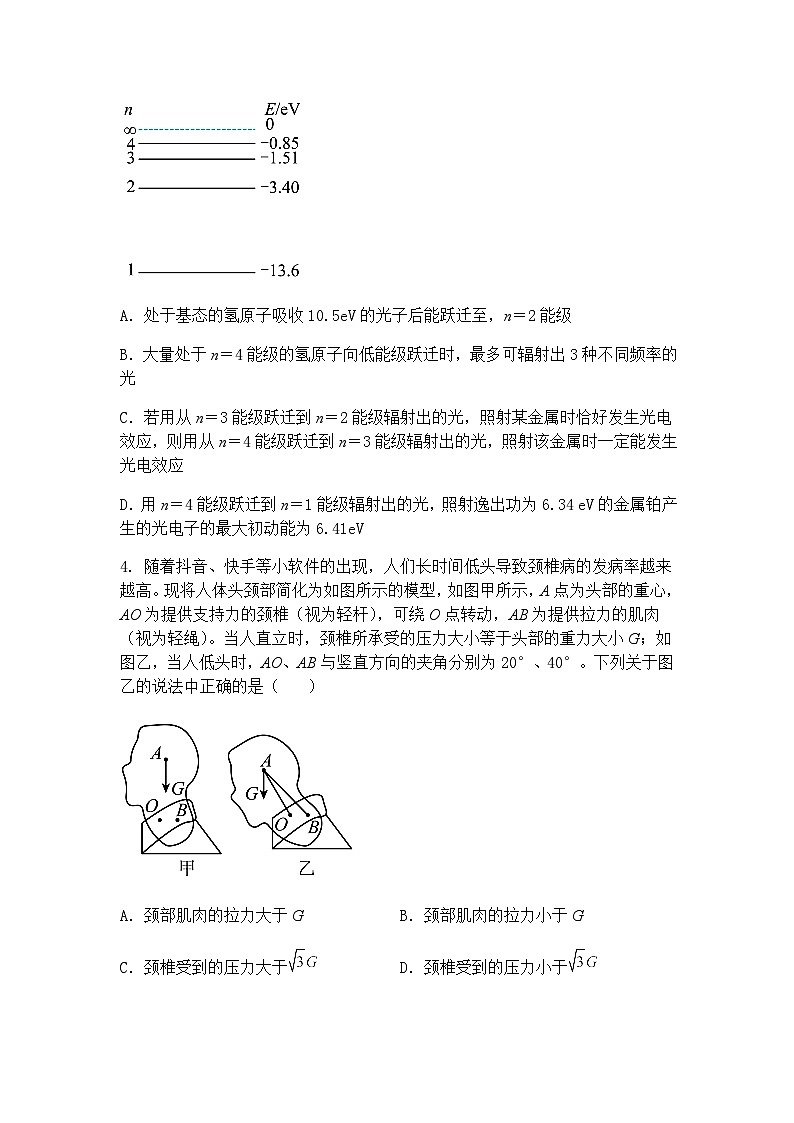 2025届江苏省徐州市第三中学高三下学期模拟预测物理试题（含答案解析）第2页
