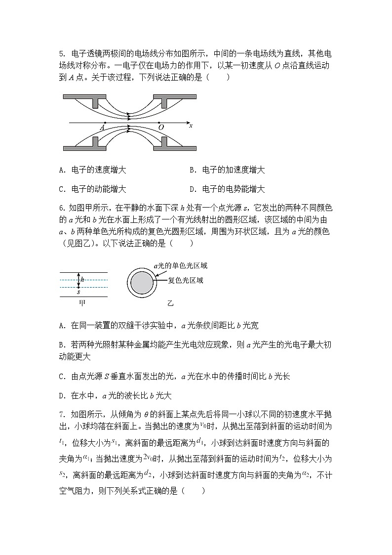 2025届福建省厦门第一中学高三下学期模拟预测物理试题（含答案解析）第3页