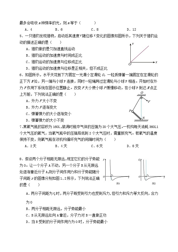 河南省2024_2025学年高二物理下学期第二次月考试题第2页