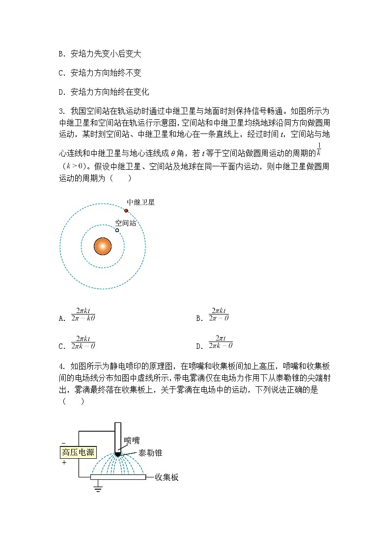 2025届山西省部分学校高三下学期5月押题考试物理试题（含答案解析）第2页