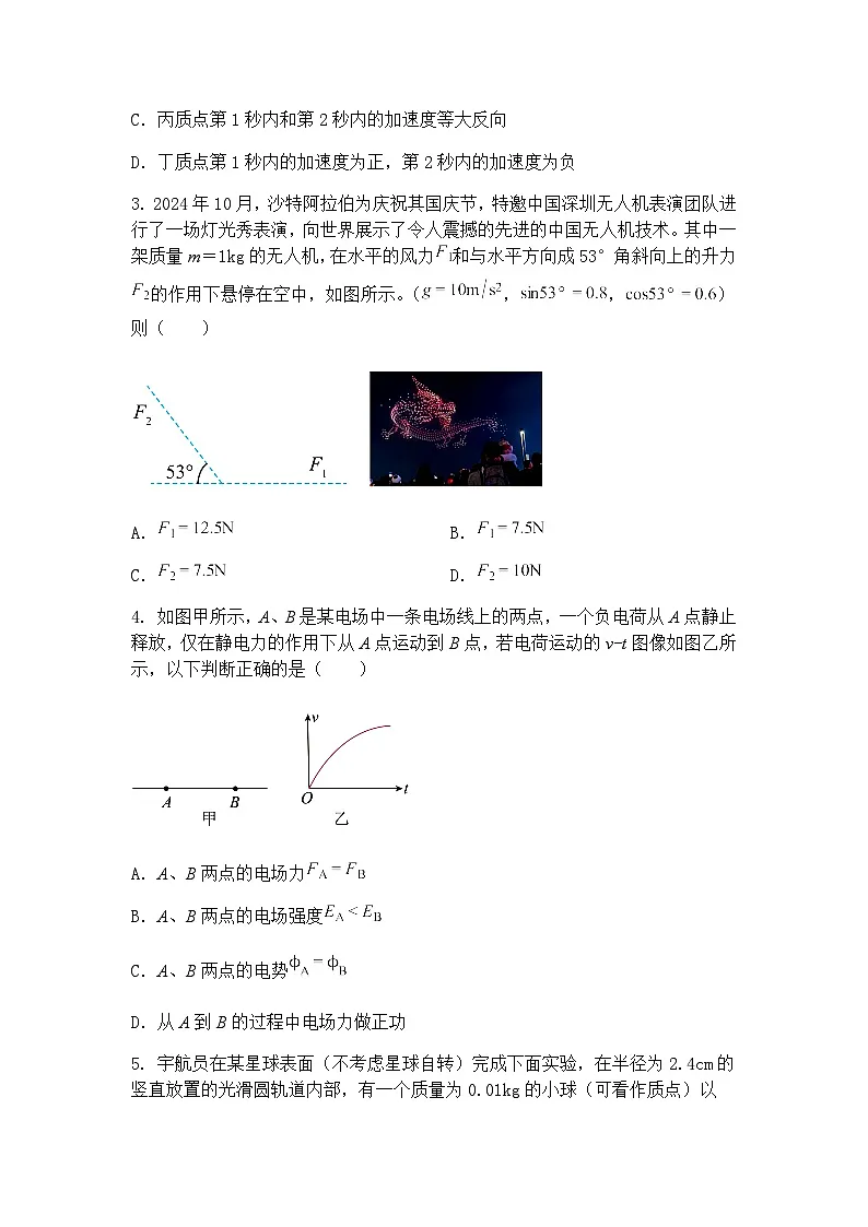 2025届辽宁省丹东市高三下学期总复习质量测试物理试卷（二）（含答案解析）第2页