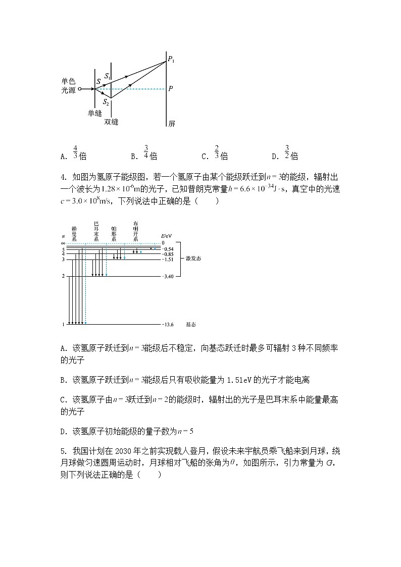 2025届陕西省商洛市高三下学期尖子生第二次学情诊断考试物理试卷（含答案解析）第2页