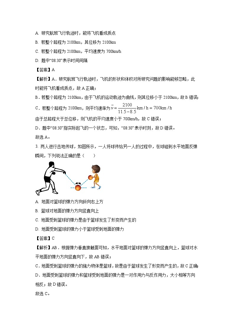 浙江省温州市环大罗山联盟2024-2025学年高二下学期6月期末物理试卷（解析版）第2页