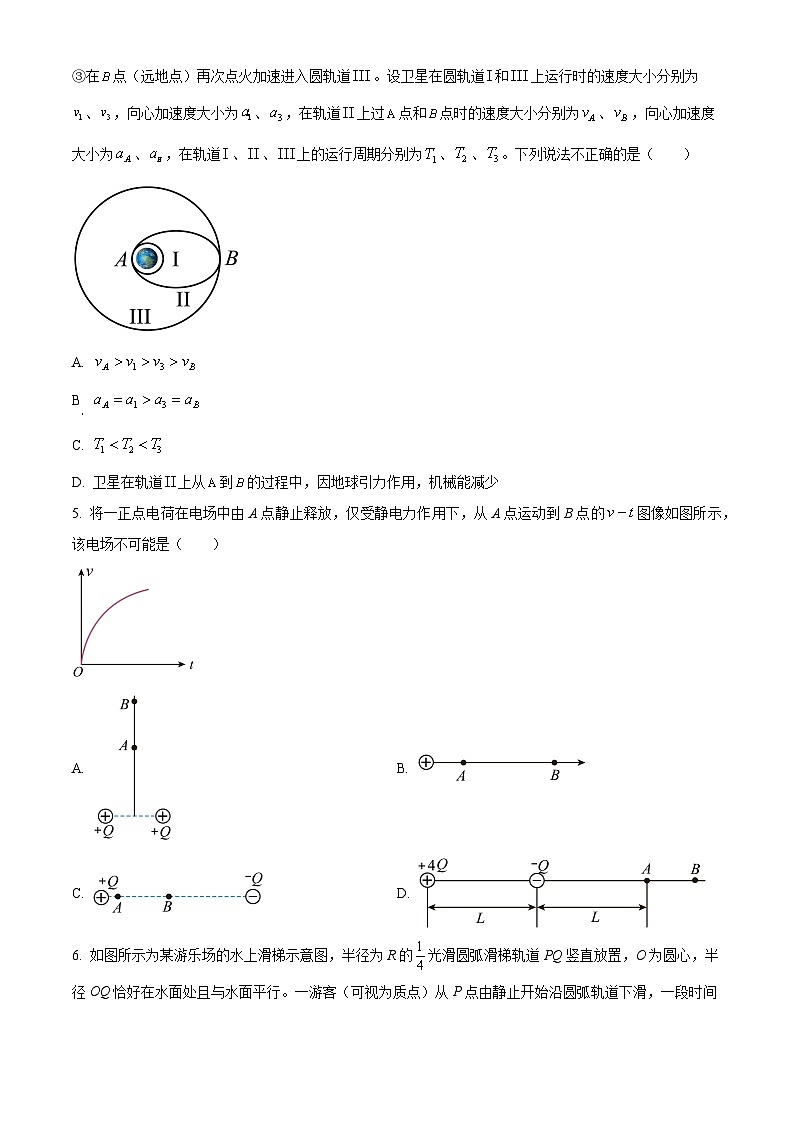 湖南省邵阳市第二中学2025-2026学年高二上学期入学考试物理试题  Word版无答案第2页