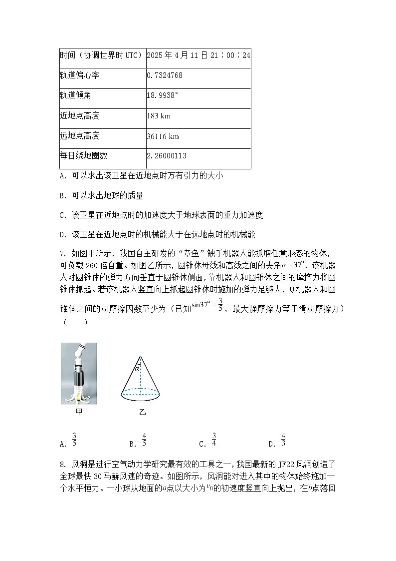 2025届山东省济南市高三下学期二模考试物理试卷（含答案解析）第3页