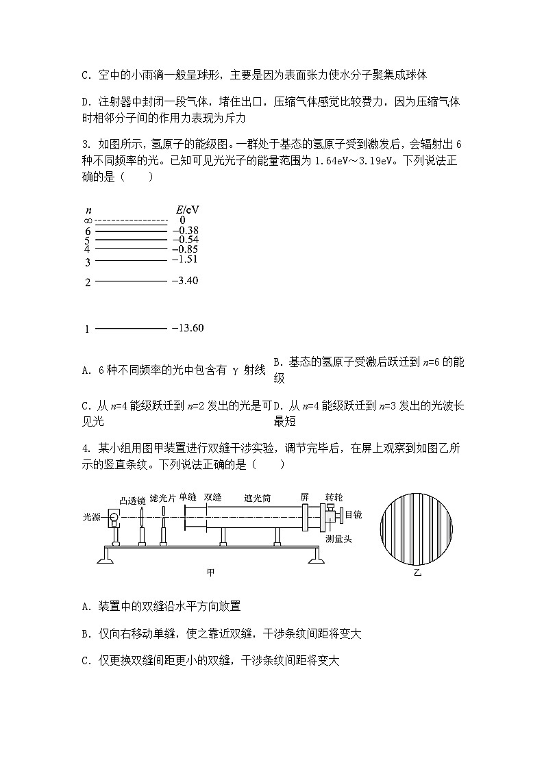 2025届江苏省南京市临江高级中学二模高三下学期物理模拟试卷（含答案解析）第2页